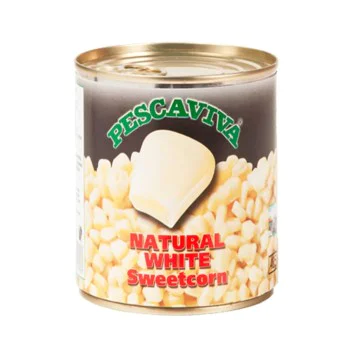 Царевица за стръв PESCA VIVA Natural White Sweetcorn 160g