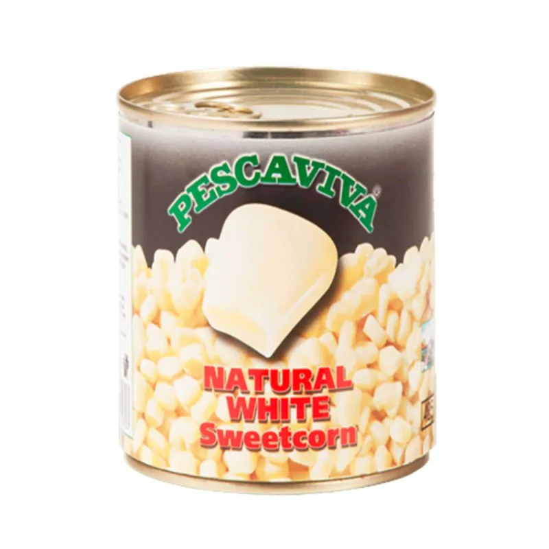 Царевица за стръв PESCA VIVA Natural White Sweetcorn 160g