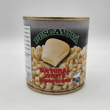 Царевица за стръв PESCA VIVA Natural White Sweetcorn 160g