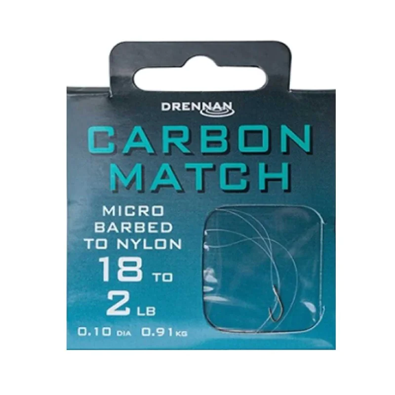 Вързани куки DRENNAN Carbon Match HTN