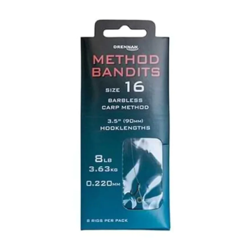 Вързани куки DRENNAN Method Bandits Carp Method