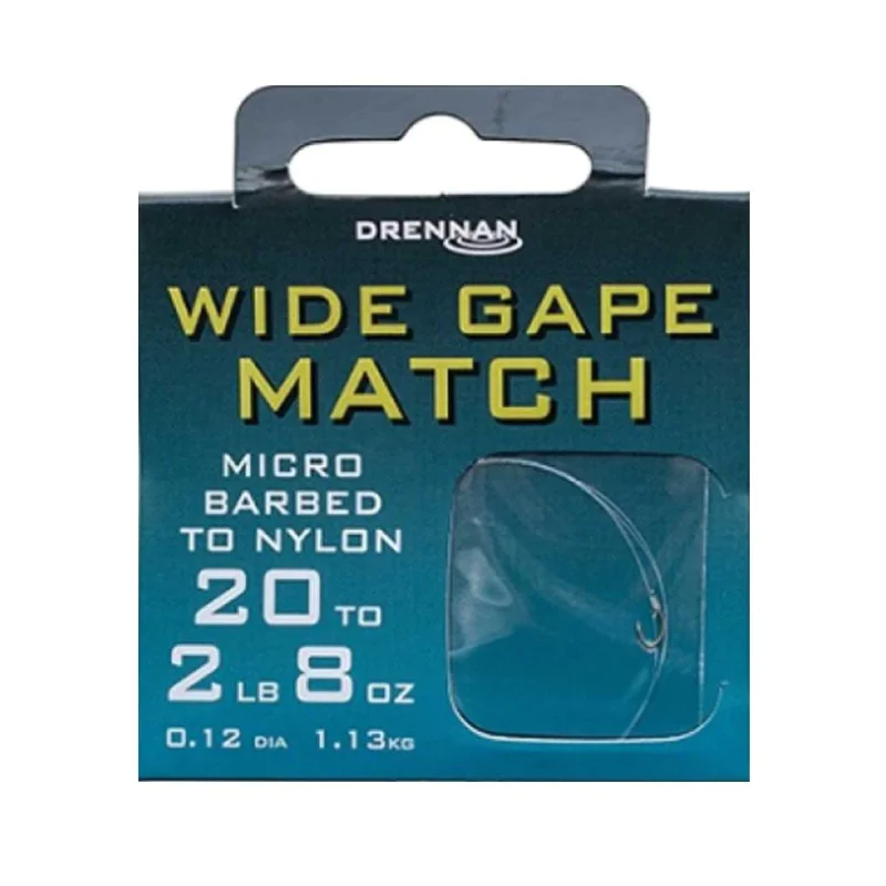 Вързани куки DRENNAN Wide Gape Match HTN