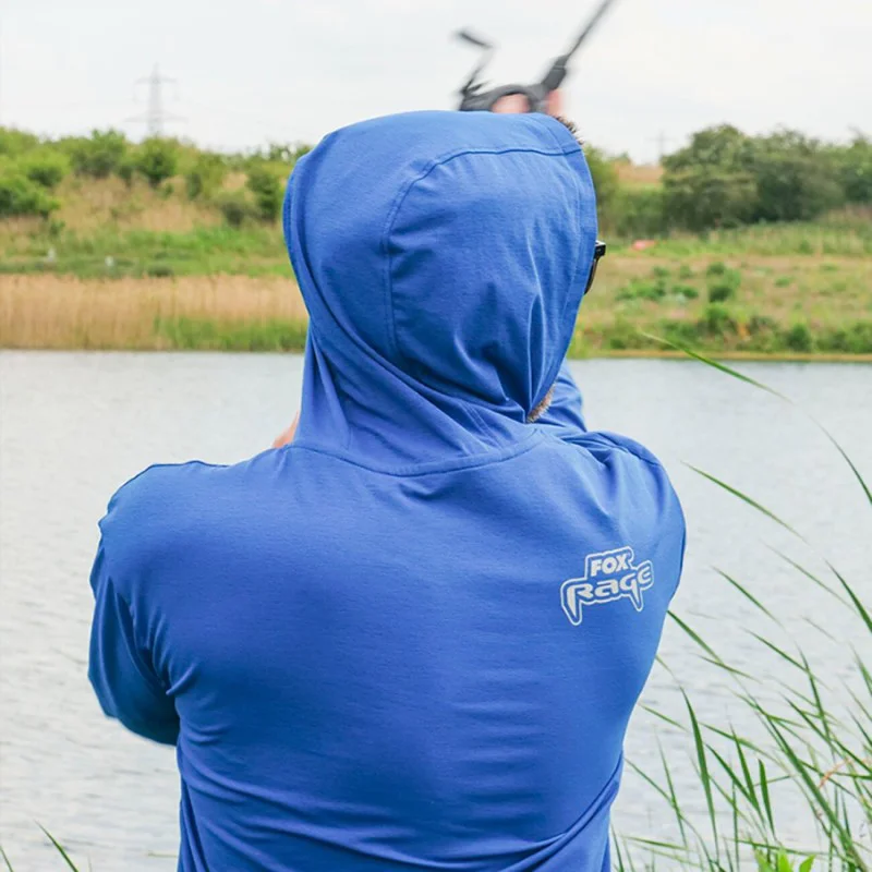 Блуза FOX RAGE Blue Hooded T