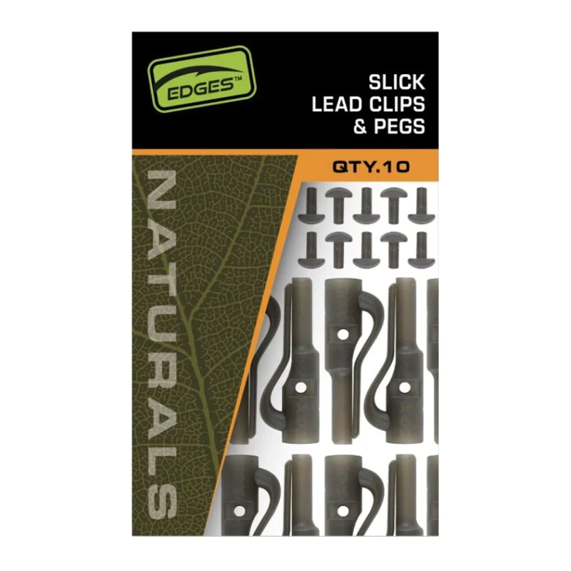 Клипсове за олово FOX Edges Naturals Slik Lead Clip & Pegs