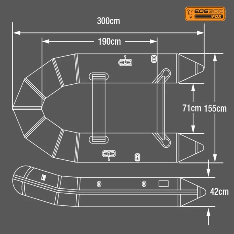 Лодка FOX EOS 3000 Boat Slat Floor