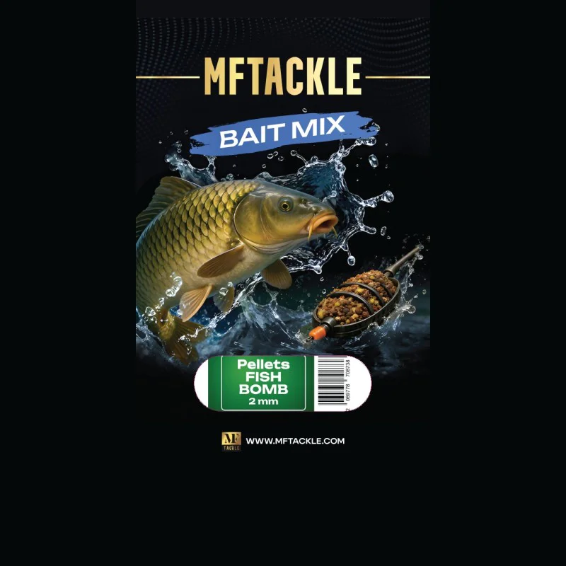 Пелети за фидер риболов MF Pellets Fish Bomb 2mm 600g