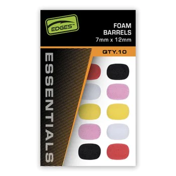 Плаваща пяна за Zig Rig монтажи FOX Edges 7mm x 12mm Foam Barrels - Mixed Colours