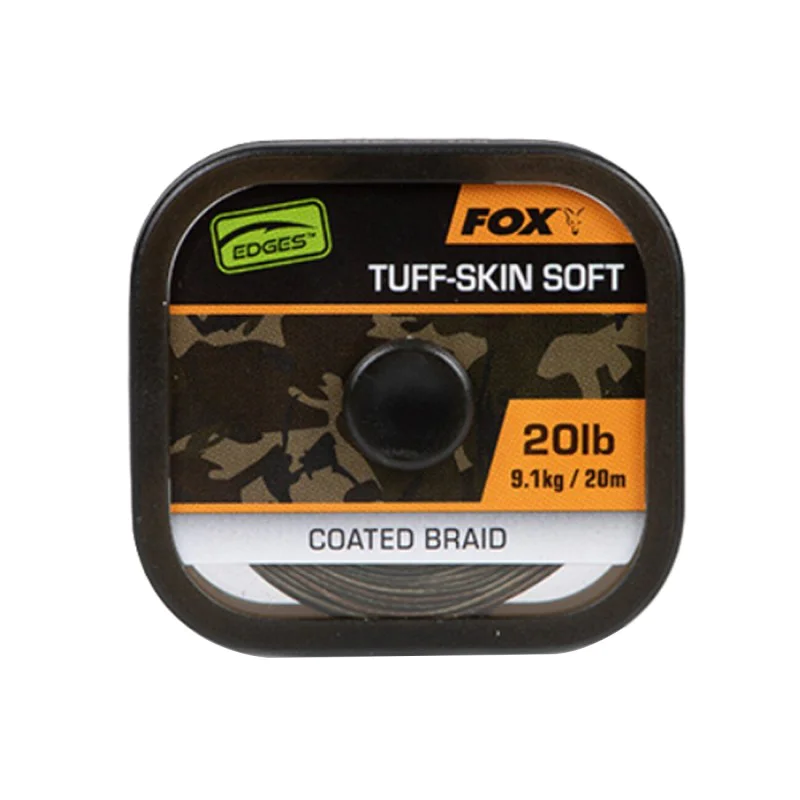 Плетено влакно за повод FOX Edges Tuff-Skin Soft 20m