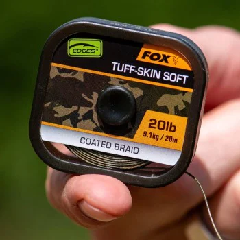Плетено влакно за повод FOX Edges Tuff-Skin Soft 20m