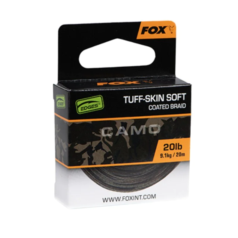 Плетено влакно за повод FOX Edges Tuff-Skin Soft 20m