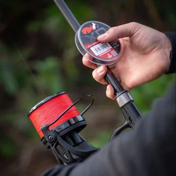 Шок лидер FOX SPOMB XD Braided Shockleader Black 40lb 0.26mm 50m 