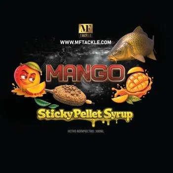 Течен ароматизатор MF Sticky Pellet Syrup Mango 300 ml