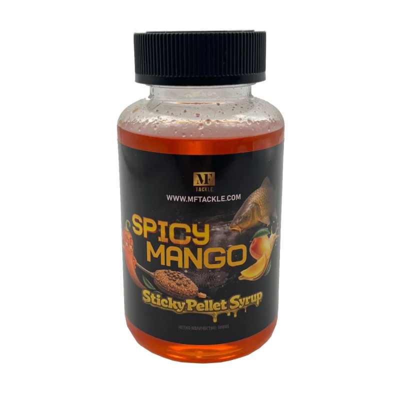 Течен ароматизатор MF Sticky Pellet Syrup Spicy Mango 300 ml