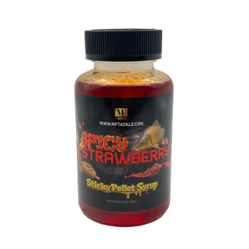 Течен ароматизатор MF Sticky Pellet Syrup Spicy Strawberry 300 ml