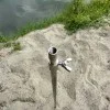 Телескопчно колче MF Telescopic Stainless Steel Screw Bankstick 76-140cm