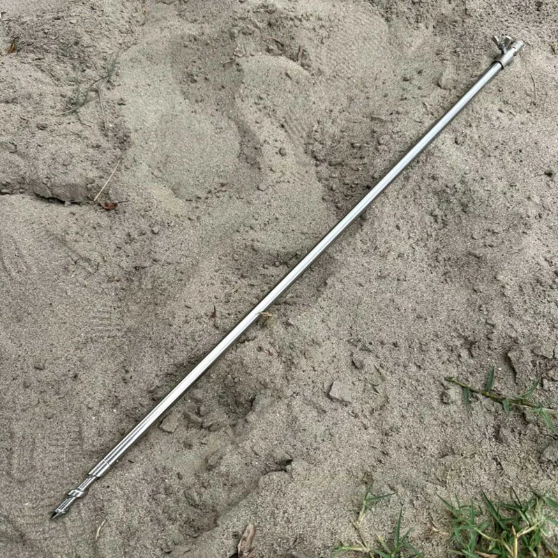 Телескопчно колче MF Telescopic Stainless Steel Screw Bankstick 76-140cm