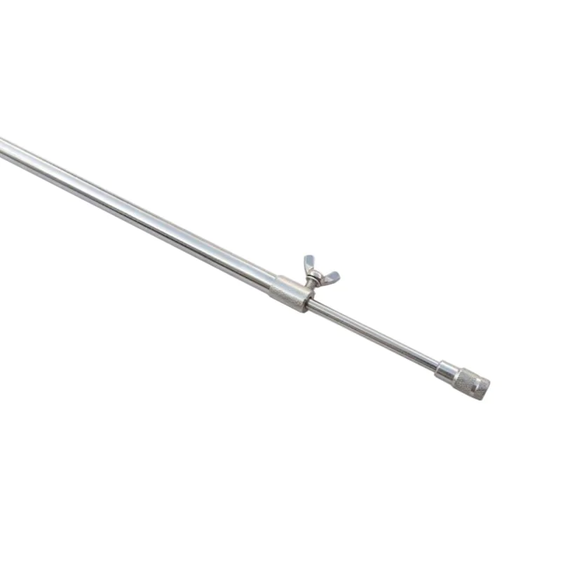 Телескопчно колче MF Telescopic Stainless Steel Screw Bankstick 76-140cm