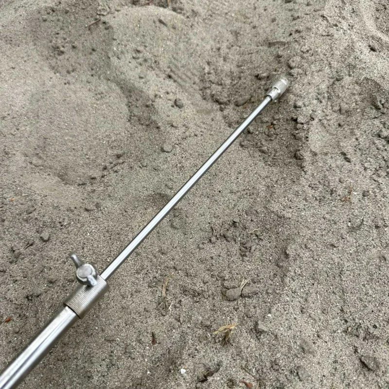 Телескопчно колче MF Telescopic Stainless Steel Screw Bankstick 76-140cm