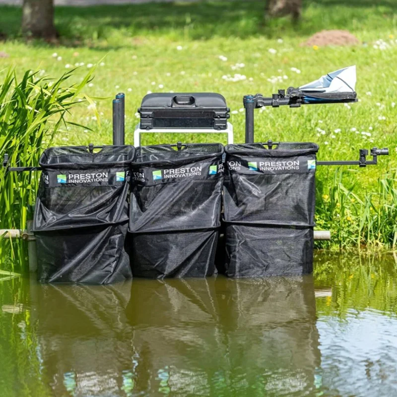 Комплект живарници PRESTON Triple 2.5m Carp Keepnet Pack