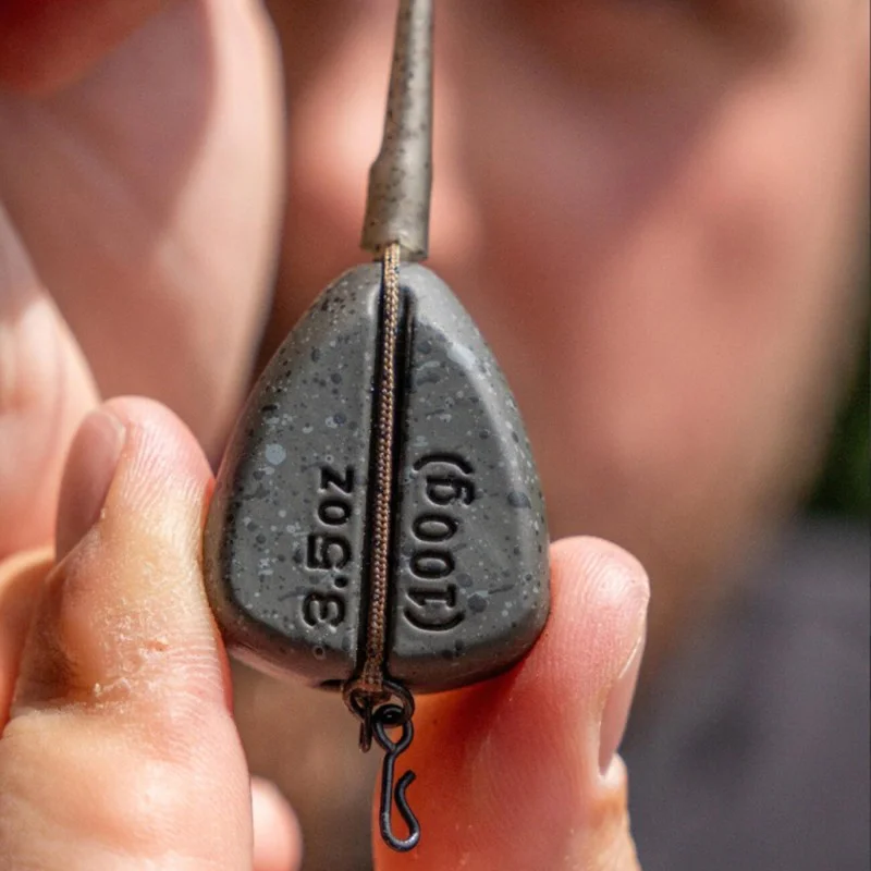 Олово AVID CARP Inline Flat Pear Groove Lead 3oz 85g