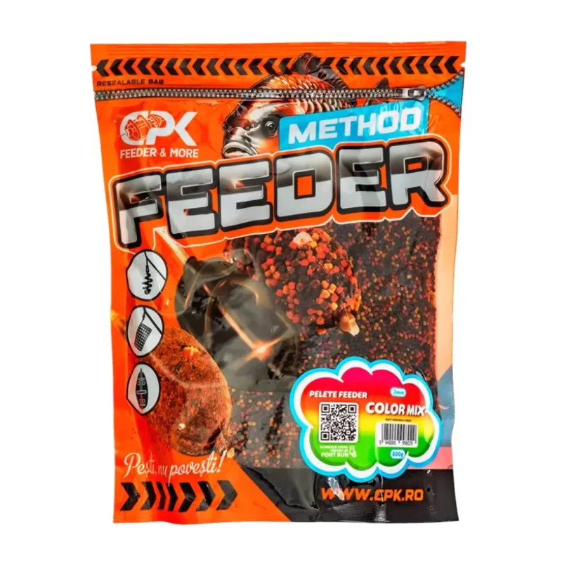 Пелети за фидер риболов CPK Pelete Feeder Mix 2mm 800g