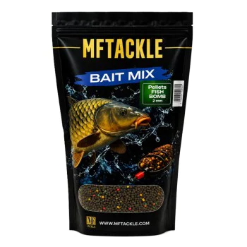 Пелети за фидер риболов MF Pellets Fish Bomb 2mm 600g
