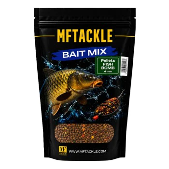 Пелети за фидер риболов MF Pellets Fish Bomb 4mm 600g