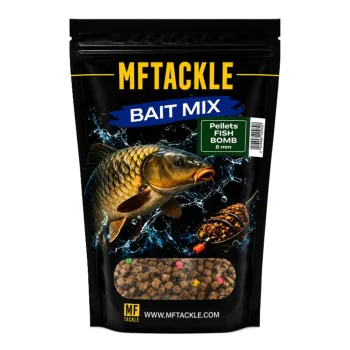 Пелети за фидер риболов MF Pellets Fish Bomb 6mm 600g