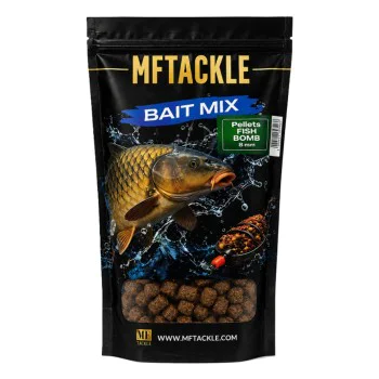 Пелети за фидер риболов MF Pellets Fish Bomb 8mm 600g