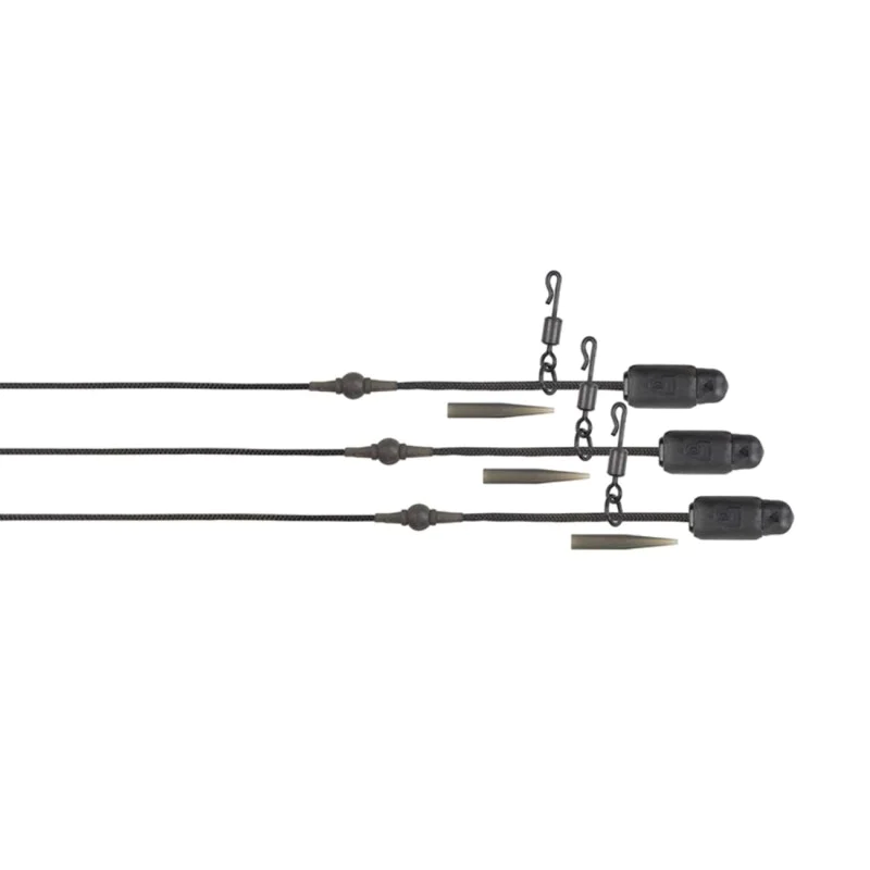 Шаранджийски монтаж FOX Edges Naturals Heli-Clip Rigs 50lb LCx3