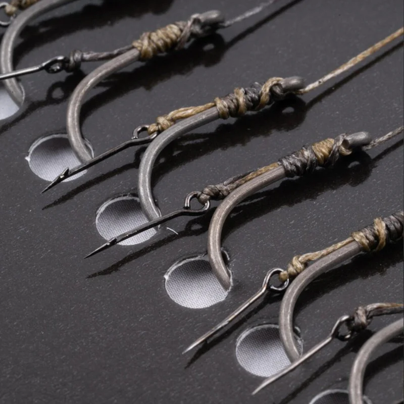 Вързани куки KORUM Braid Spiker Method Hair Rigs
