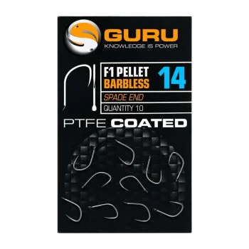 Единични куки без контра GURU F1 Pellet Spade Barbless