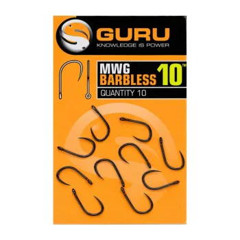 Единични куки без контра с ухо GURU MWG Barbless