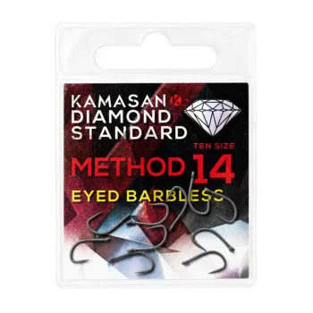 Единични куки без контра с ухо KAMASAN Diamond Standard Method