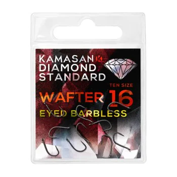 Единични куки без контра с ухо KAMASAN Diamond Standard Wafter
