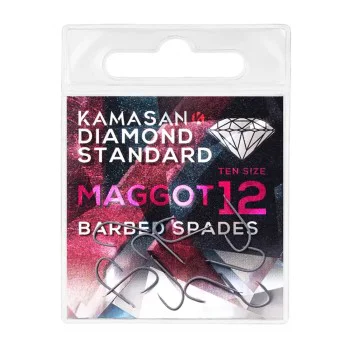 Единични куки KAMASAN Diamond Standard Maggot Barbed