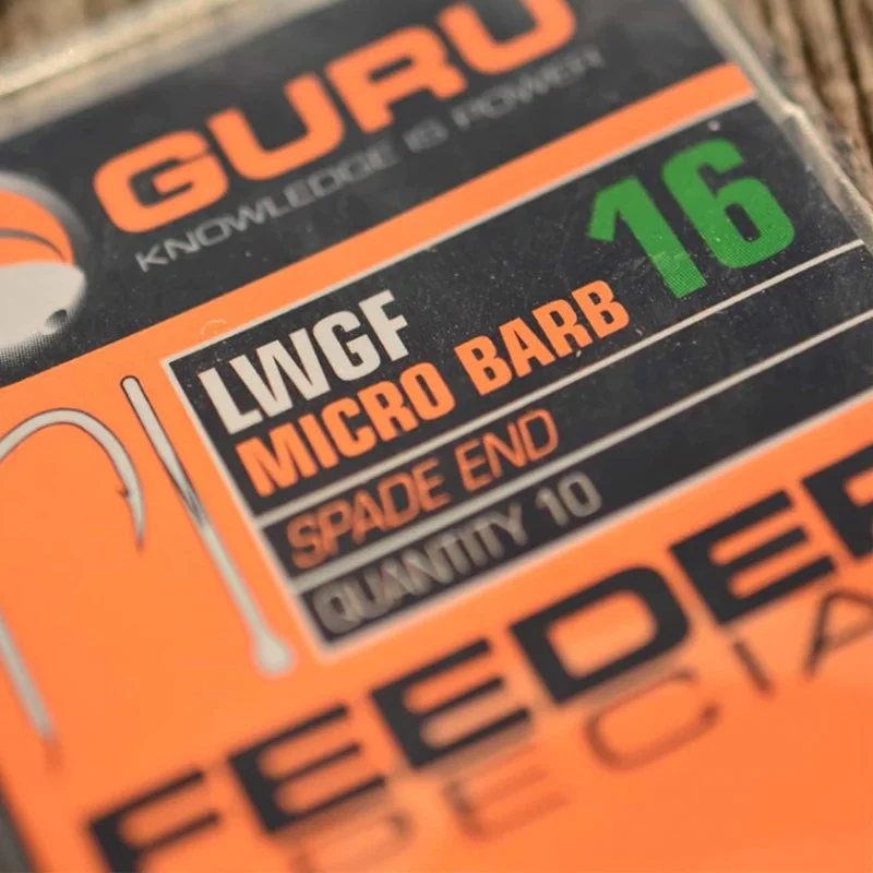Единични куки с контра GURU LWGF Feeder Special Spade Barbed