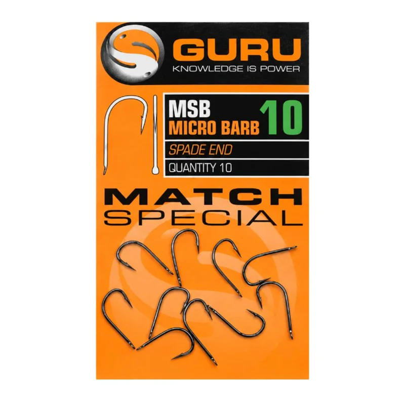 Единични куки с контра GURU Match Special Barbed