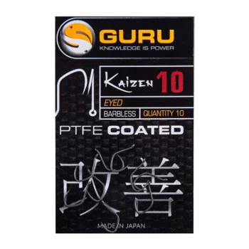 Единични куки с ухо без контра GURU Kaizen Eyed Barbless