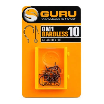 Единични куки с ухо без контра GURU QM1 Barbless