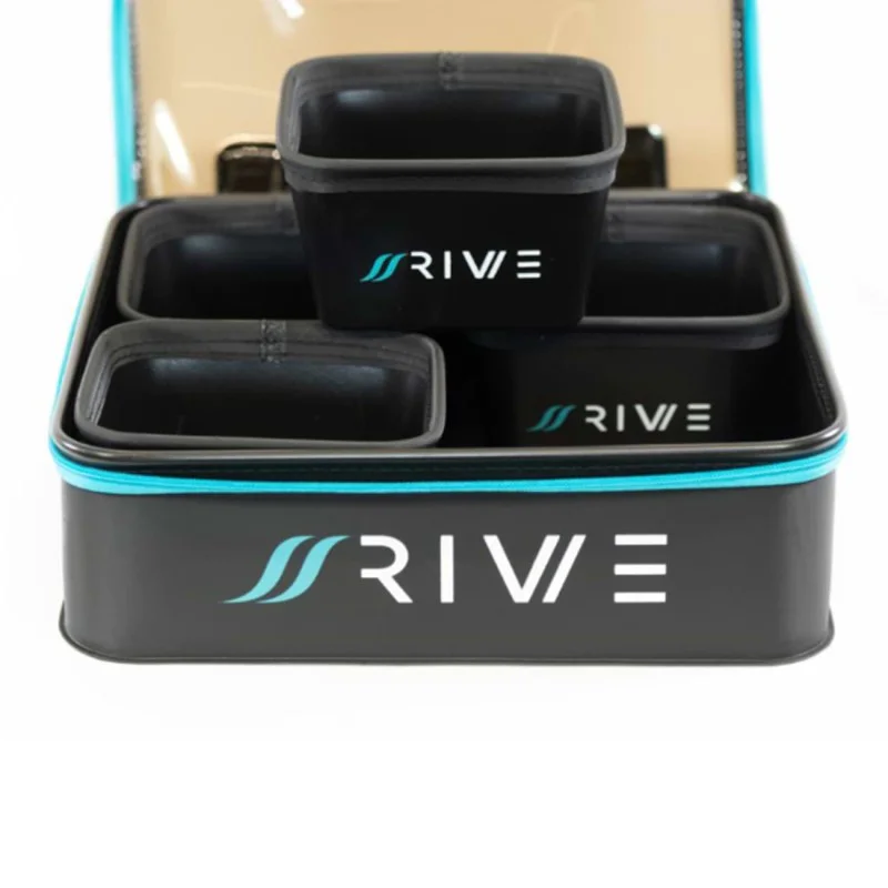 Футер за стръв с капак RIVE Bait Tub Case L