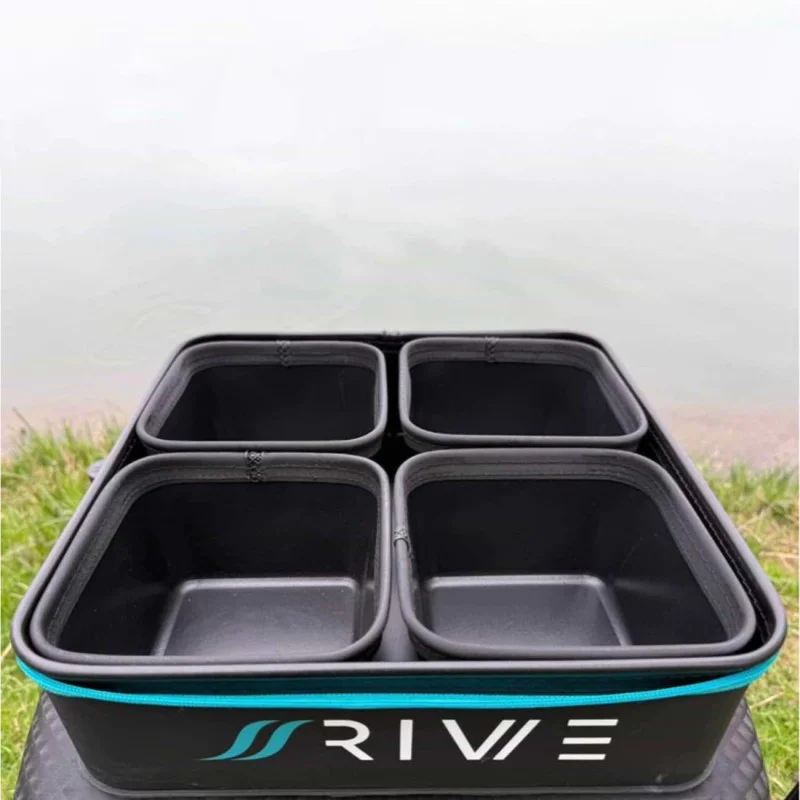 Футер за стръв с капак RIVE Bait Tub Case L