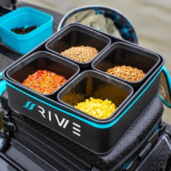 Футер за стръв с капак RIVE Bait Tub Case L