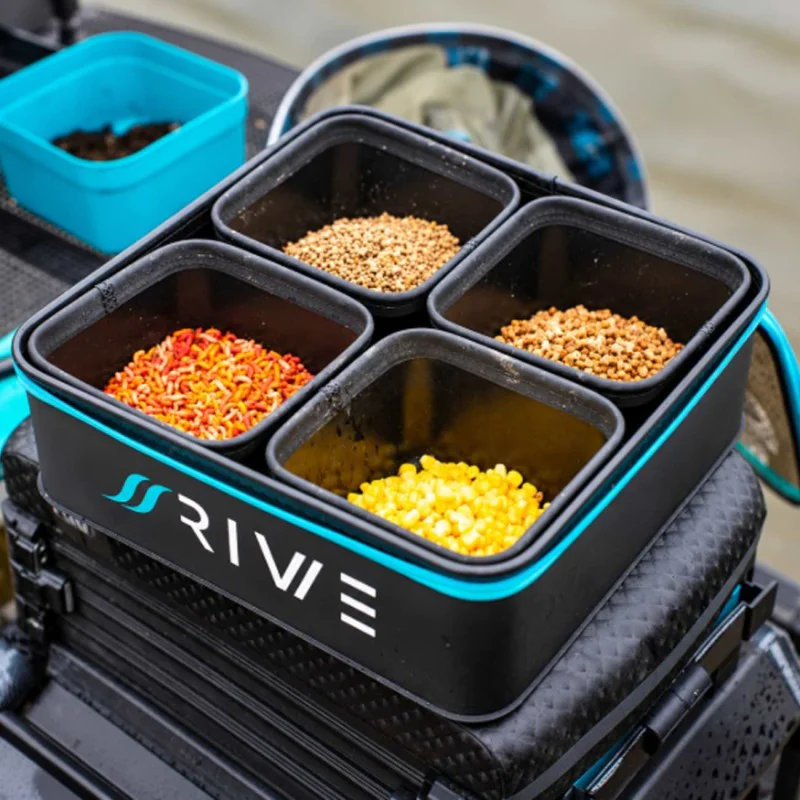 Футер за стръв с капак RIVE Bait Tub Case L
