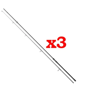 Комплект 3 броя Шаранджийски въдици DAIWA Black Widow XT 13ft 396cm 3.5lb