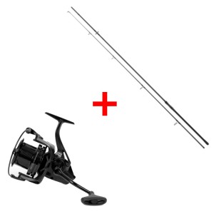 Комплект шаранджийска въдица с макара DAIWA Black Widow XT 13ft 396cm 3.5lb and AVID CARP Revolve 12000 FD