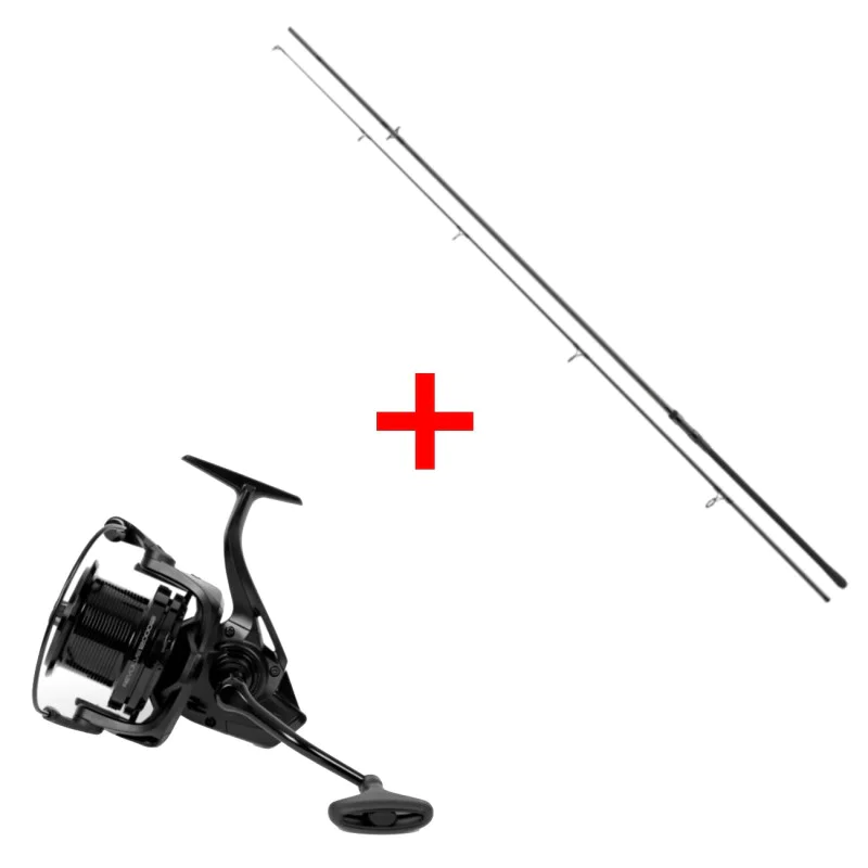 Комплект шаранджийска въдица с макара DAIWA Black Widow XT 13ft 396cm 3.5lb and AVID CARP Revolve 12000 FD