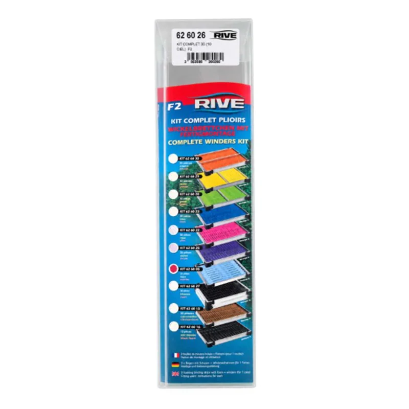 Комплект совалки RIVE Kit Complet Plioirs F2 10 Winders Ciel 38x2.6cm + Fixings Strips