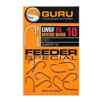 Единични куки с ухо и контра GURU Feeder Special XS Micro Barb Eyed
