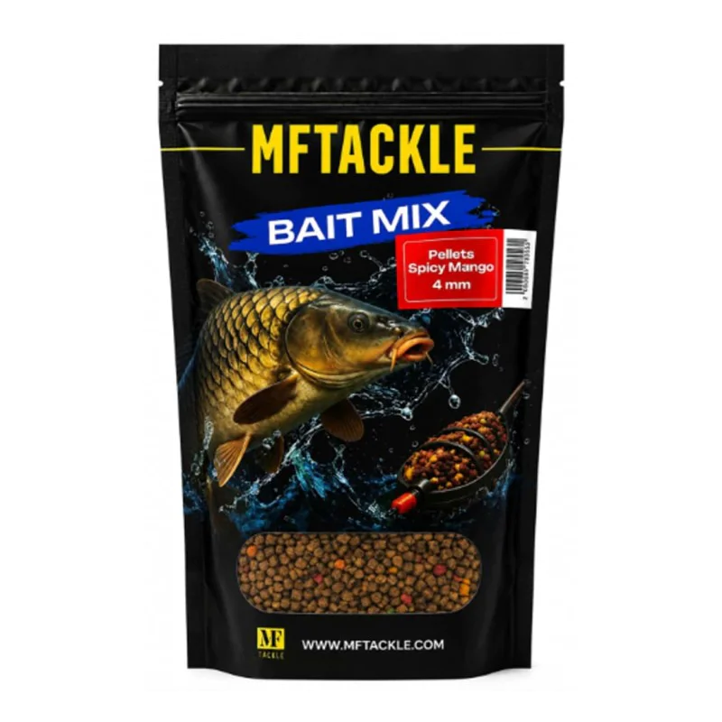 Пелети за фидер риболов MF Pellets Spicy Mango 4mm 600g